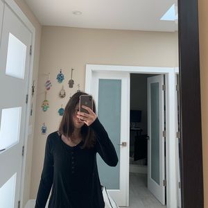 American eagle button up top